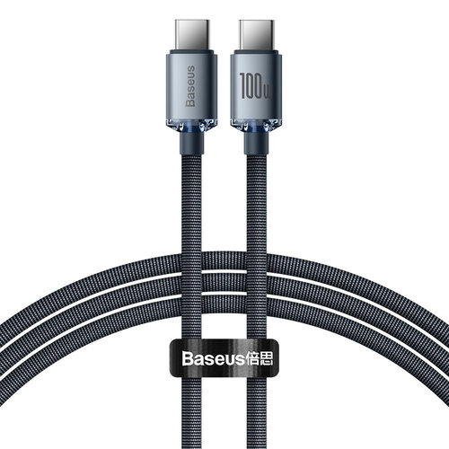  Baseus Cable de 100 W tipo C a tipo C de 1,2 metros 