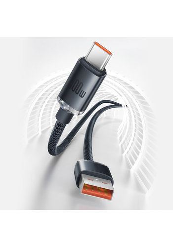  Baseus Cable USB-A a tipo C de 100 W de 1,2 metros 