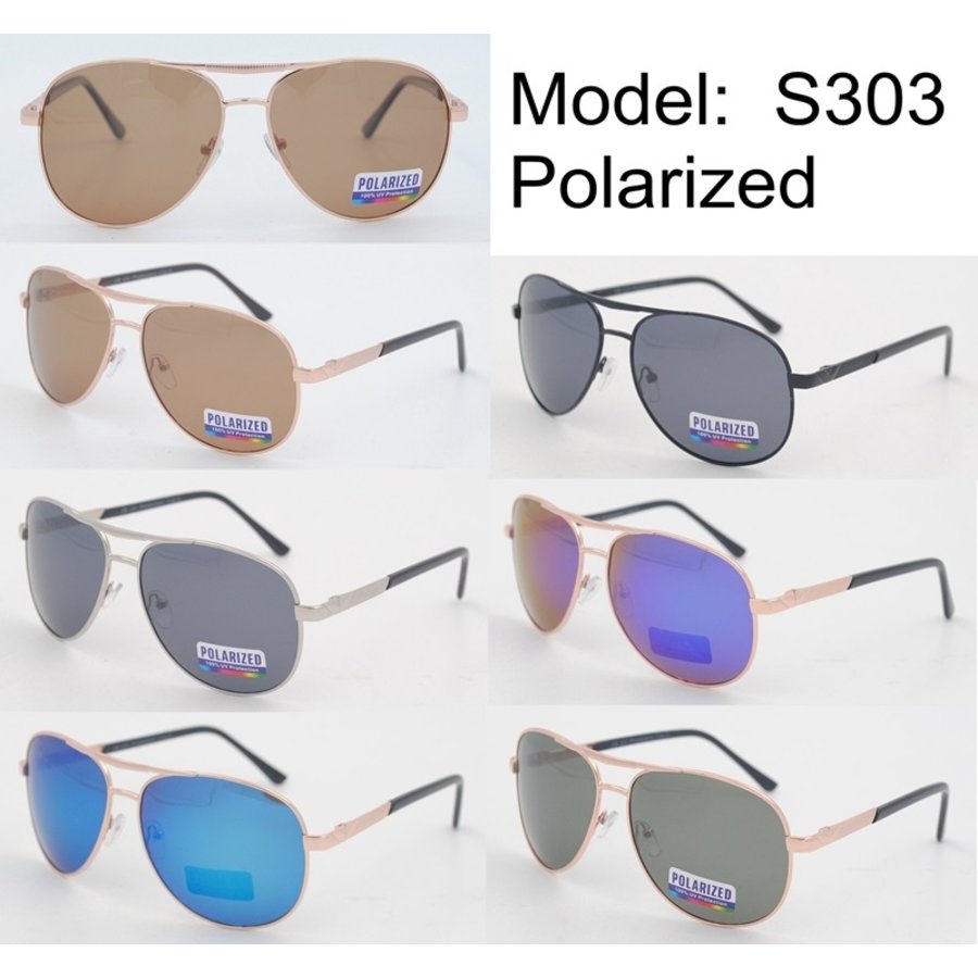 S303 Boîte 12 pcs. Lunettes polarisantes