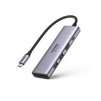 6-in-1 USB-C Hub met 2x USB-A,HDMI, USB-C, TF/SD