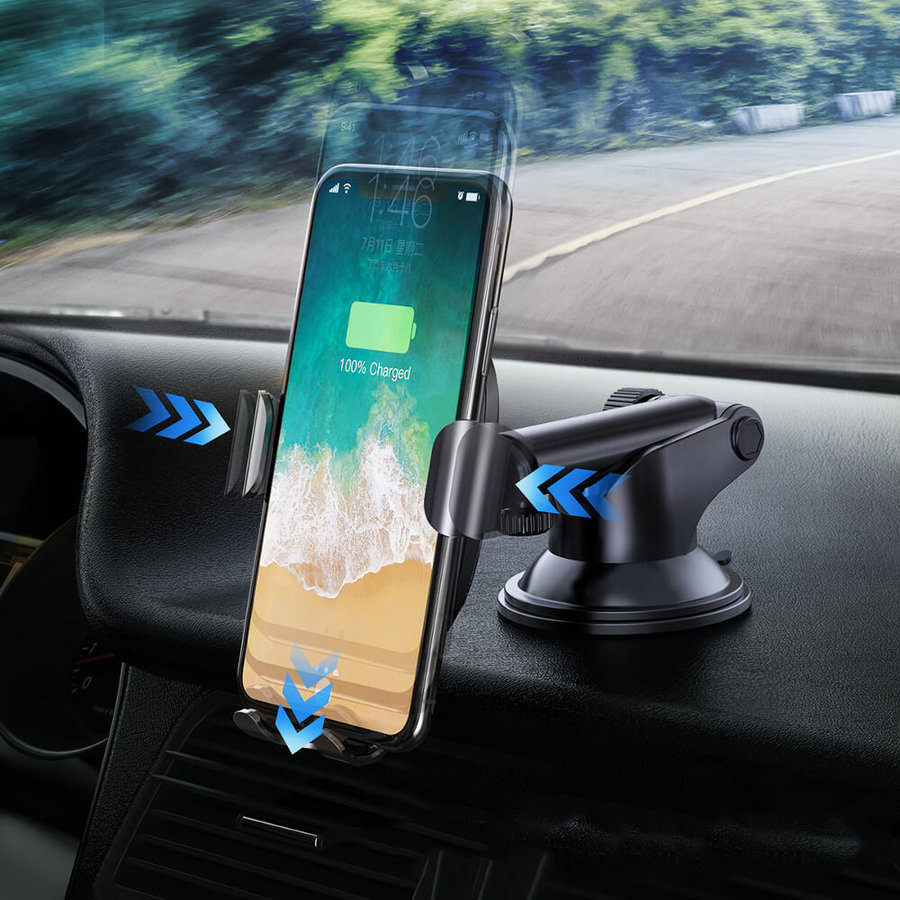 Qi Wireless Charger Gravity Telefoonhouder