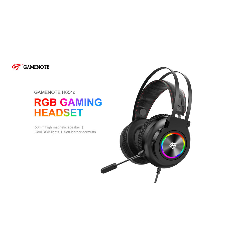 H654D Gaming Headphones - RBG Light