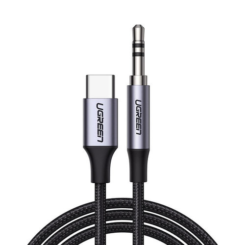  UGreen USB-C naar 3.5mm headphone jack AUX kabel met Chip 