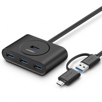 Hub USB 3.0 + USB-C 3.1 4 Ports