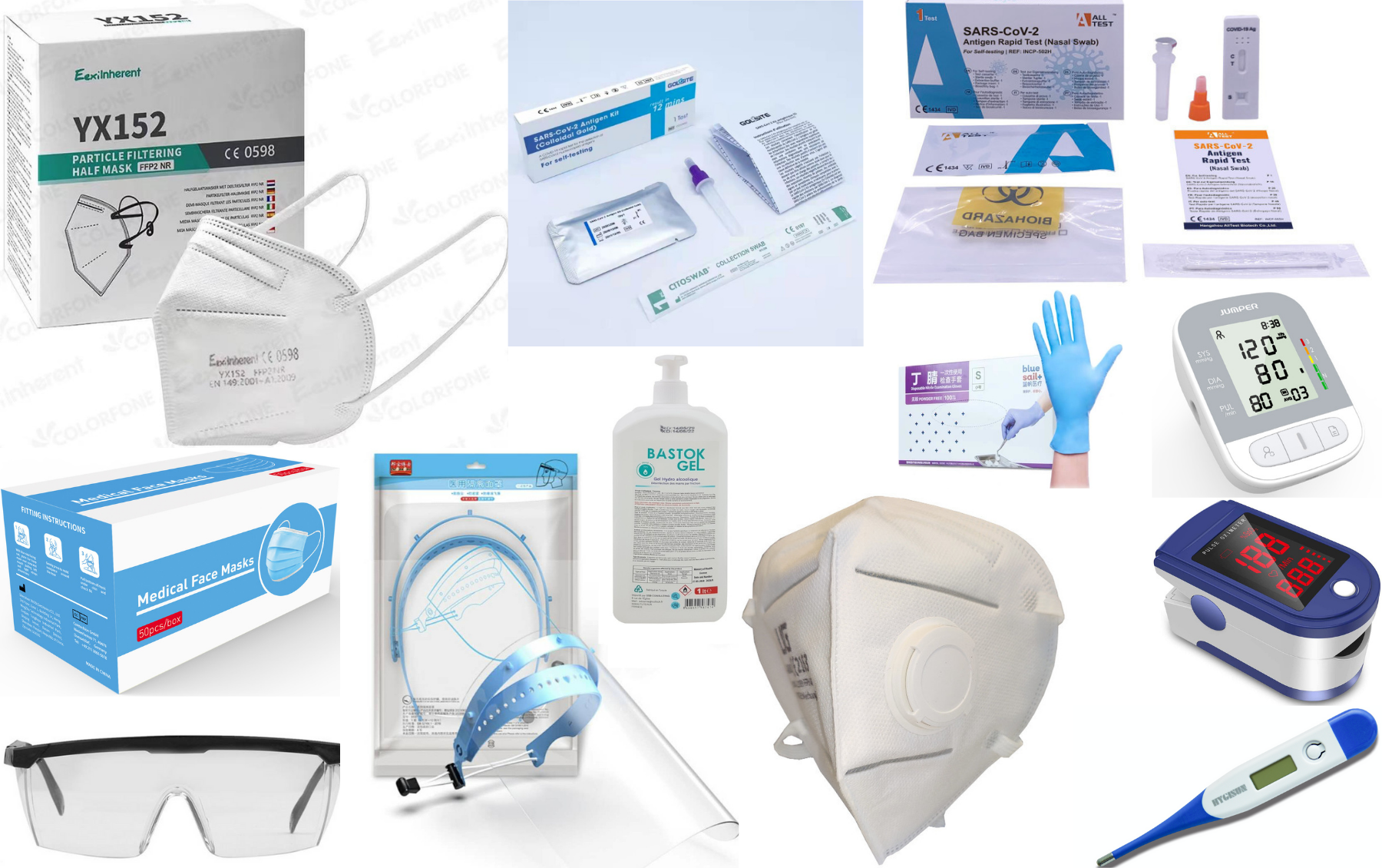 Envíos internacionales de productos sanitarios y de prevención del COVID