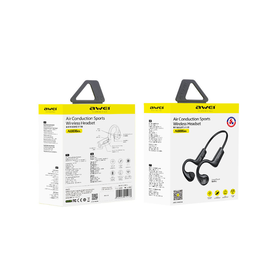 A886BL Cuffie wireless a conduzione aerea