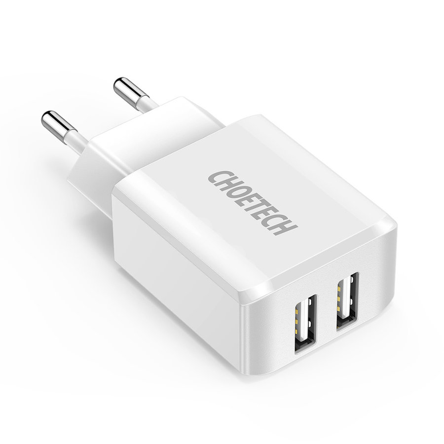 Travel Charger Adapter 2x USB-A