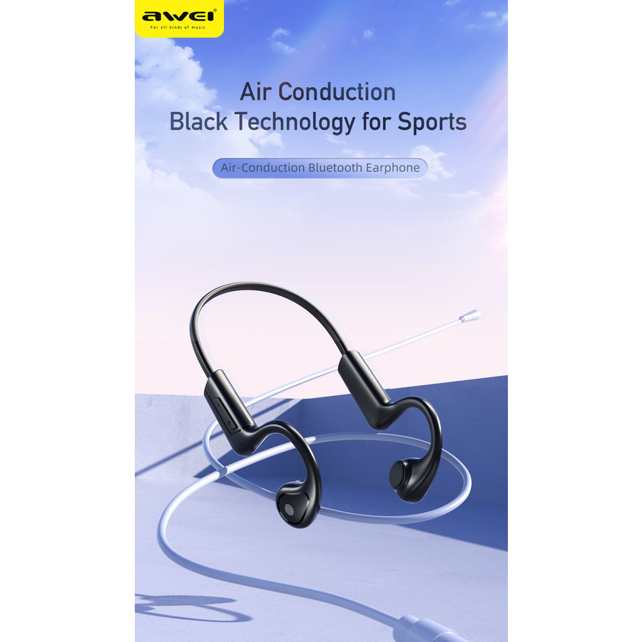 A886BL Air Conduction Wireless Headset