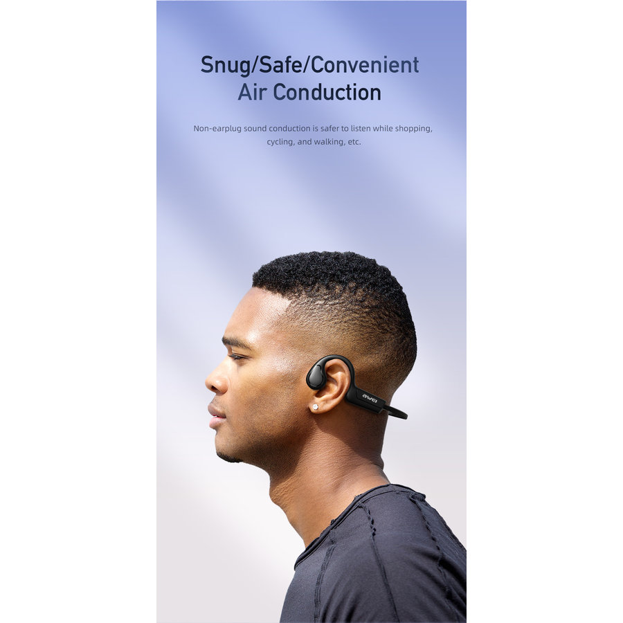 A886BL Air Conduction Wireless Headset