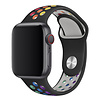 Devia Apple Watch 38/40/41 mm Bracelet Sport Noir+Rainbow - Bracelet Sport Deluxe Series2