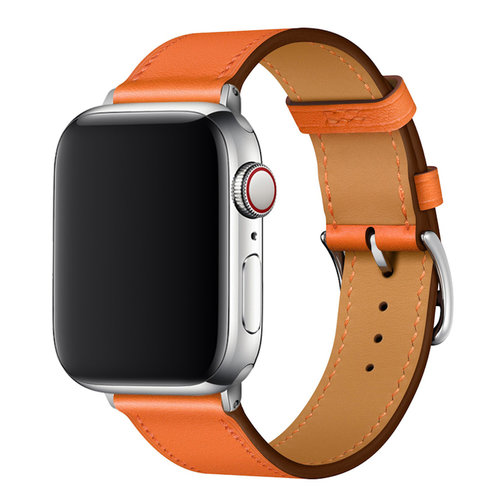  Devia Cinturino in pelle PU Apple Watch 42/44/45/49 mm arancione 