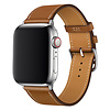 Devia Apple Watch Bracelet en Cuir PU 42/44/45/49mm Marron