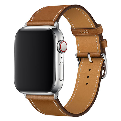  Devia Apple Watch Bracelet en Cuir PU 42/44/45/49mm Marron 