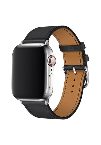  Devia Apple Watch Bracelet en Cuir PU 42/44/45/49mm Noir 