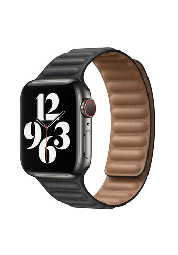  Devia Cinturino in pelle bicolore per Apple Watch 38/40/41 mm nero 