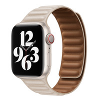 Apple Watch Two-Tone Leather Strap 38/40/41mm Starlight