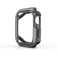 Shockproof Case Apple Watch 45mm Transp. Black