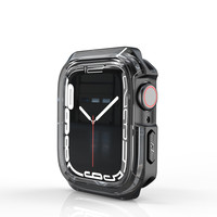 Odporna na wstrząsy obudowa Apple Watch 44mm Transp. Czarny
