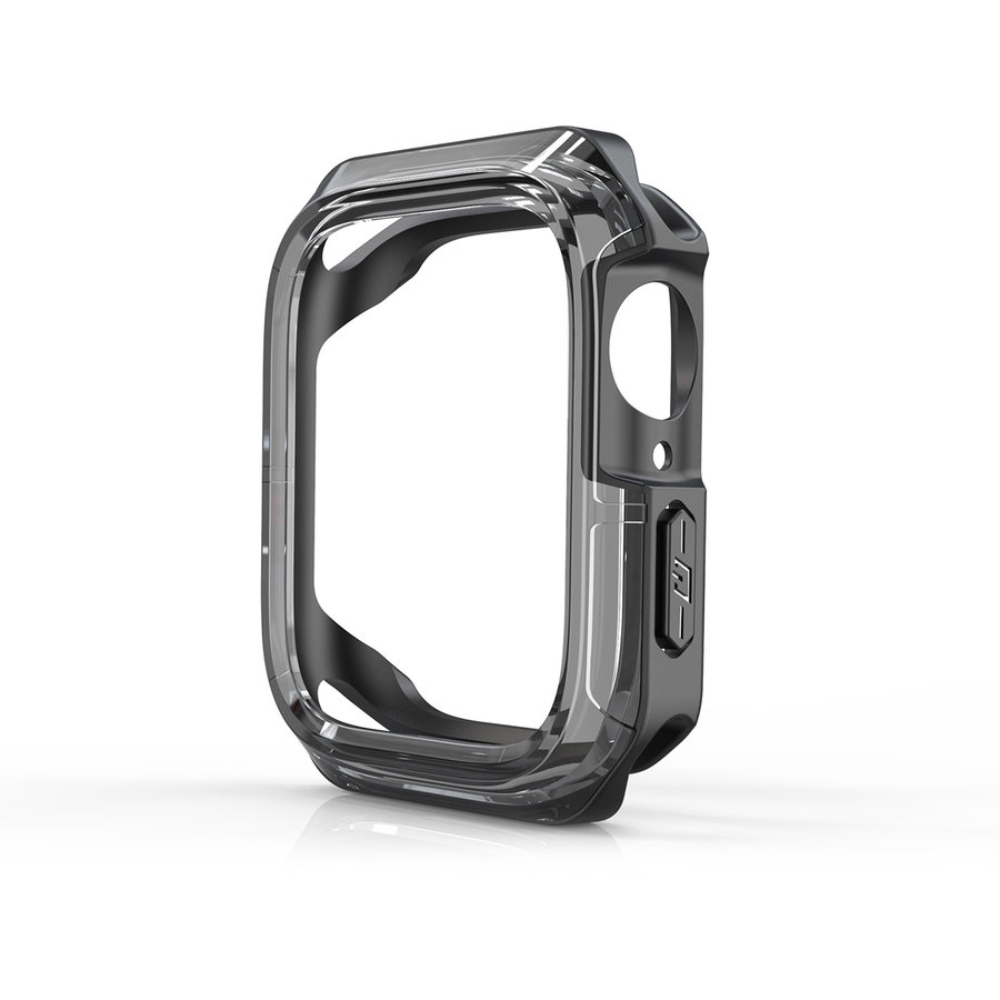 Shockproof Case Apple Watch 41mm Transp. Black