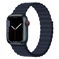 Cinturino sportivo indaco Apple Watch 42/44/45/49 mm - Cinturino magnetico Sport3 serie Deluxe