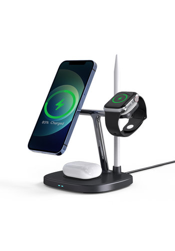  Choetech Caricabatterie wireless MagLeap 4in1 