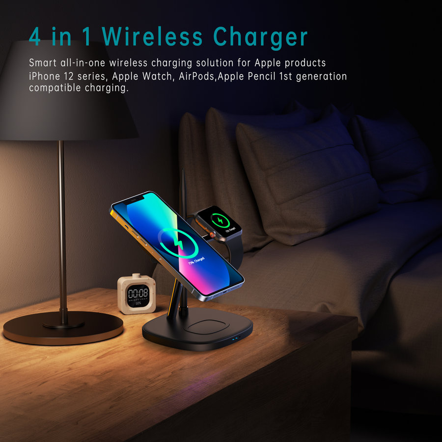 4in1 MagLeap Wireless Charger