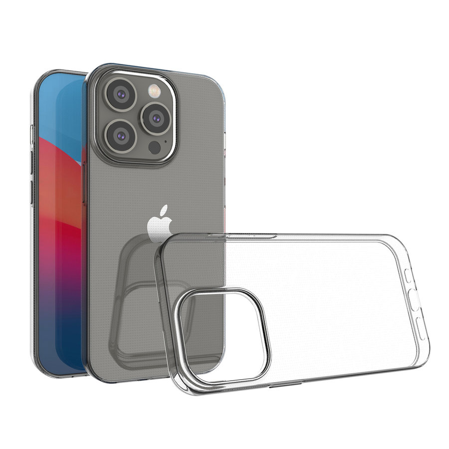 Cover in TPU ultra trasparente per iPhone 14 Pro 0,5 mm