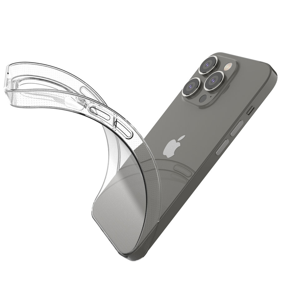 Ultra przezroczyste etui z TPU do iPhone’a 14 Pro 0,5 mm