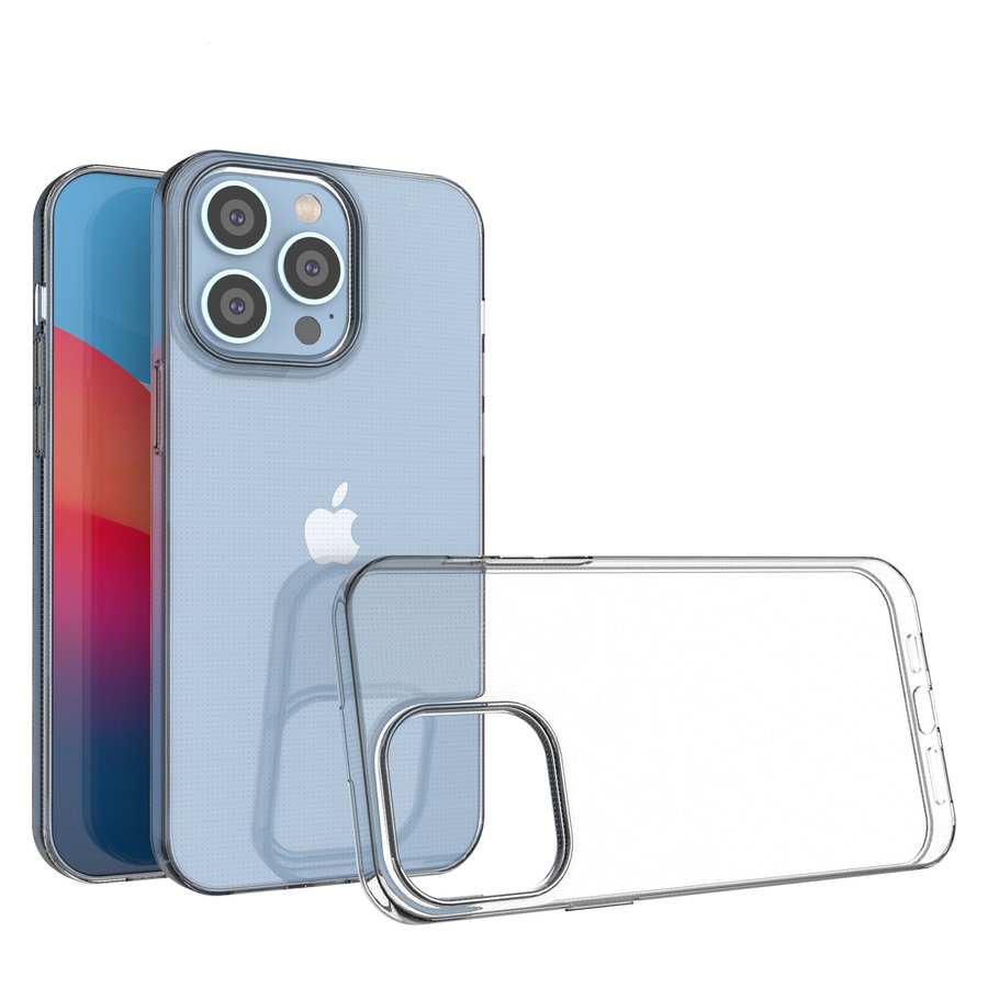 Cover in TPU ultra trasparente per iPhone 14 Pro Max 0,5 mm