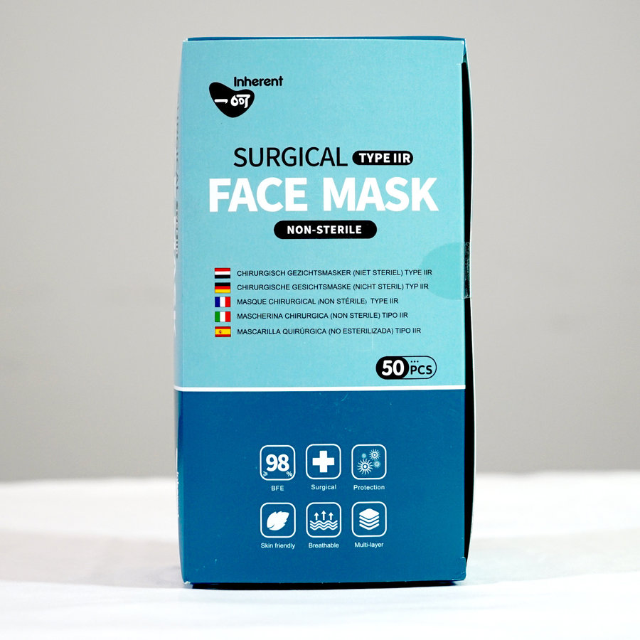 Medical Face Masks Type IIR 50 pieces (10 pcs./pack) Expiry date of mask : 11.12.2024