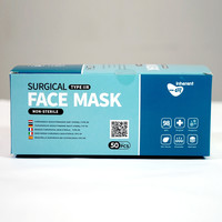 Medical Face Masks Type IIR 50 pieces (10 pcs./pack) Expiry date of mask : 11.12.2024