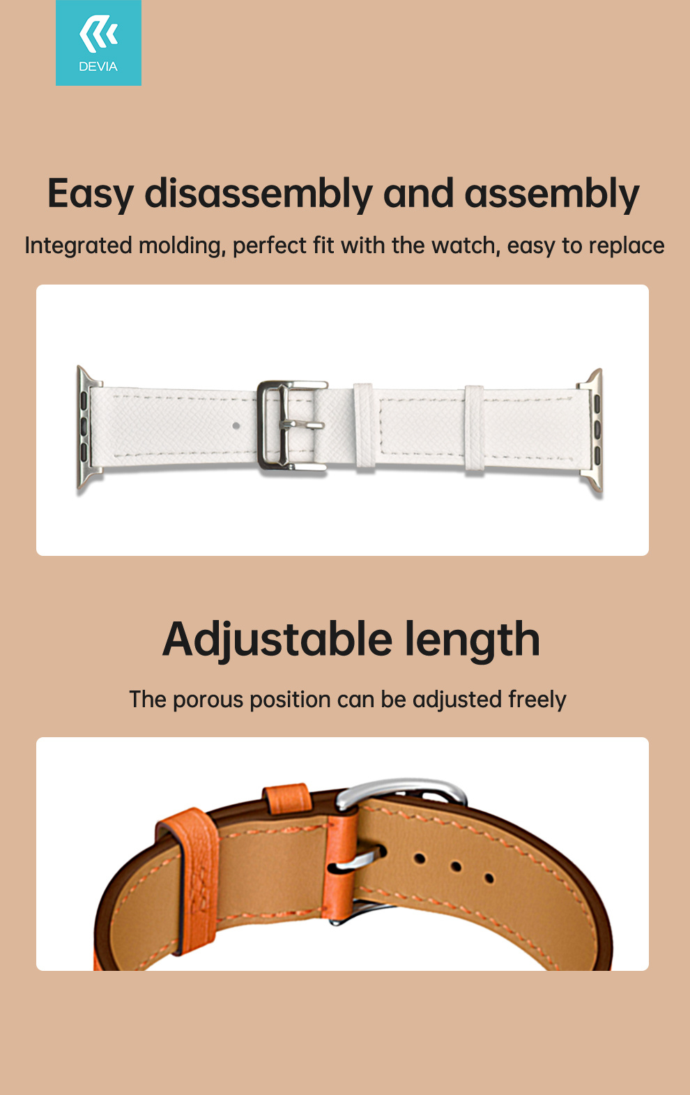 Cinturino Apple Watch 38/40/41mm elegante
