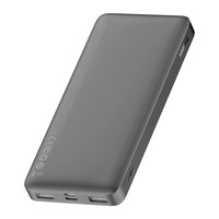 15W Power Bank 10,000 mAh Black