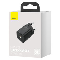 25W Super Si Chargeur Rapide Type-C Noir