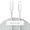 Baseus 2-pak USB-C do Lightning 1,5 m