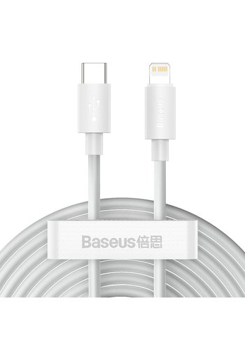  Baseus 2-pack USB-C naar Lightning 1.5m 