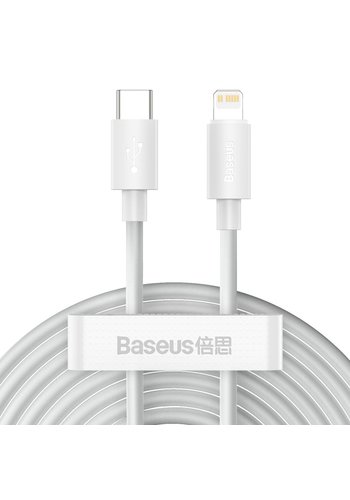  Baseus Confezione da 2 da USB-C a Lightning da 1,5 m 