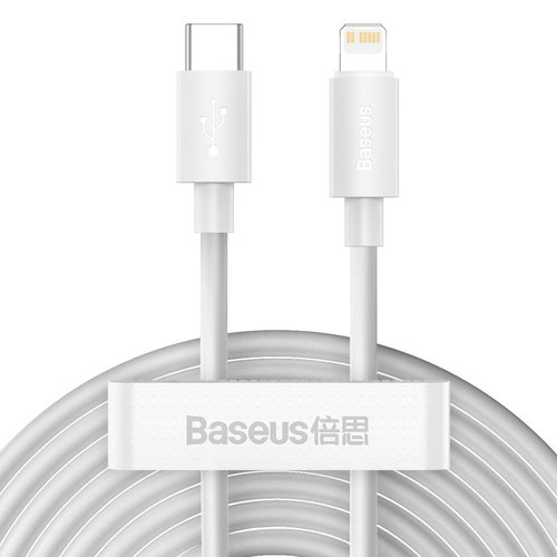  Baseus Confezione da 2 da USB-C a Lightning da 1,5 m 