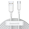 Baseus Pack de 2 USB-A vers USB-C 1,5 m