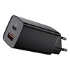 Baseus Szybka ładowarka GaN 65 W USB-C + USB-A