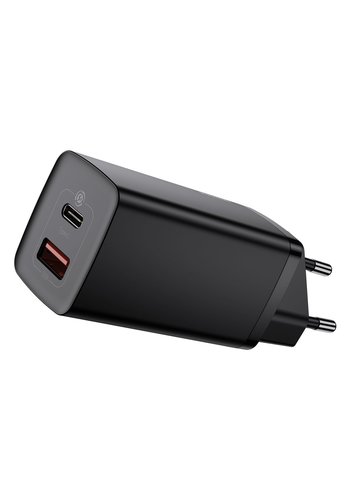  Baseus 65 W GaN-Schnellladegerät USB-C + USB-A 