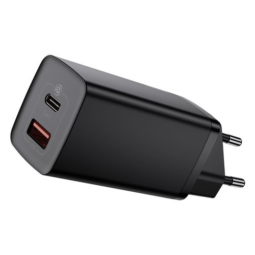  Baseus Cargador rápido de 65 W GaN USB-C + USB-A 