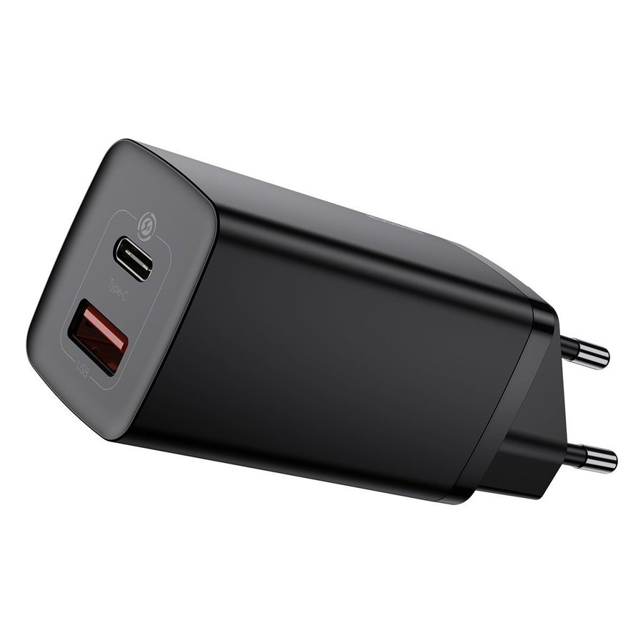 Szybka ładowarka GaN 65 W USB-C + USB-A