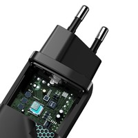 Szybka ładowarka GaN 65 W USB-C + USB-A