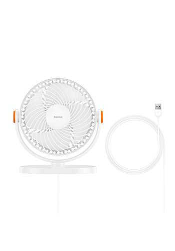  Baseus Ventilateur de Bureau Blanc 