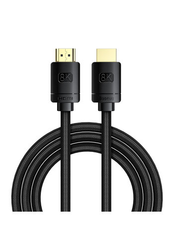  Baseus Câble HDMI 2.1 8K 2m Noir 