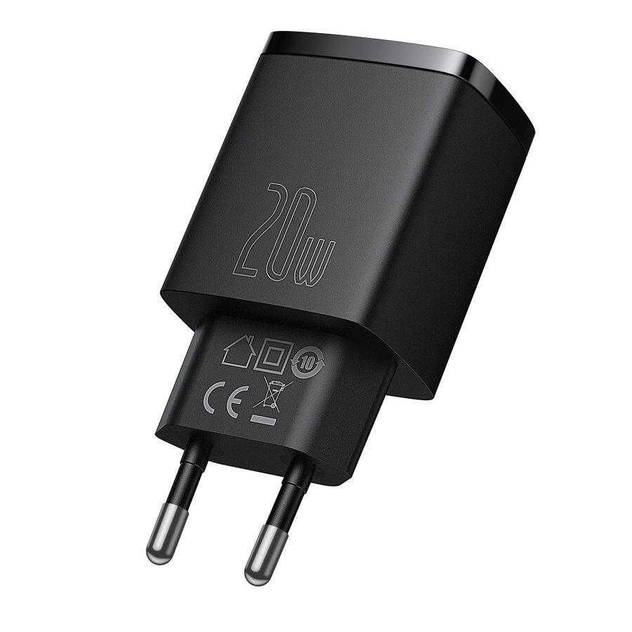 Compact Quick Charger U+C 20W EU Black