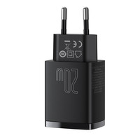 Chargeur Rapide Compact U+C 20W EU Noir