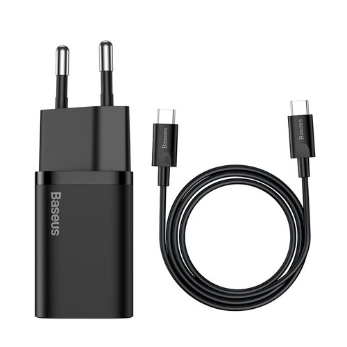  Baseus Cargador Super Si Rápido 1C 25W + cable USB-C 