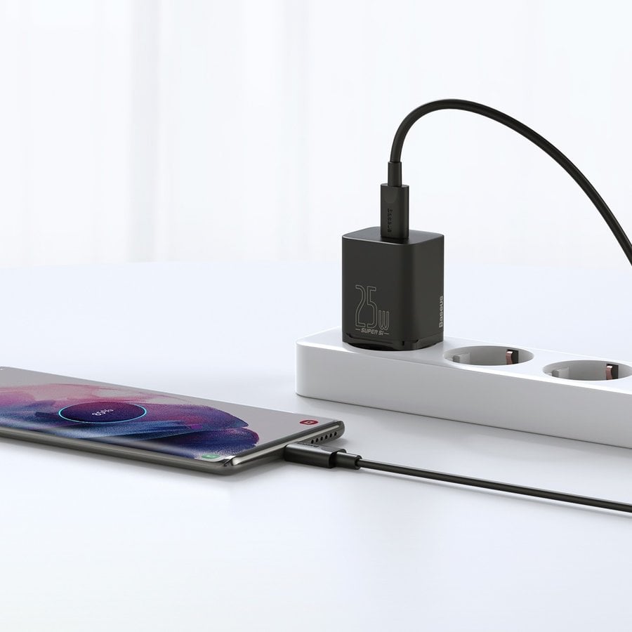 Cargador Super Si Rápido 1C 25W + cable USB-C